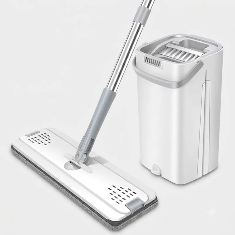 Cây Lau Nhà Tự Vắt Thông Minh MOPScratch, Chổi Lau Nhà 360 Độ Kèm Thùng 2 Ngăn Tách Nước Bẩn Cao Cấp