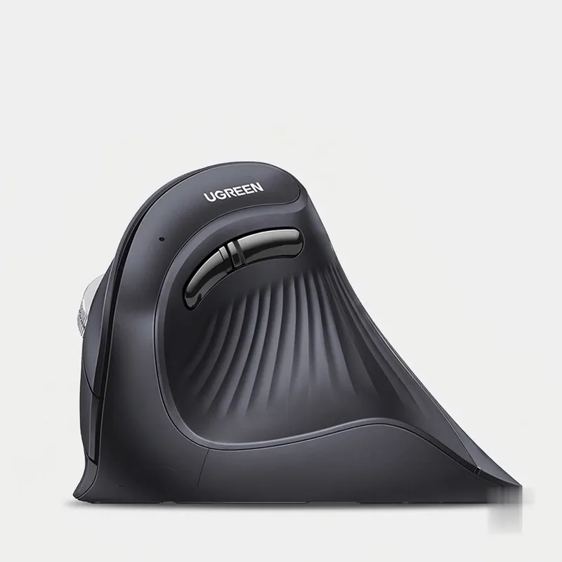 UGREEN Chuột không dây Bluetooth 5.0+2.4G Chuột bấm im lặng không dây 4000DPI dọc tiện dụng cho máy tính xách tay laptop MCBook PC Tablet PAD Windows Mac OS