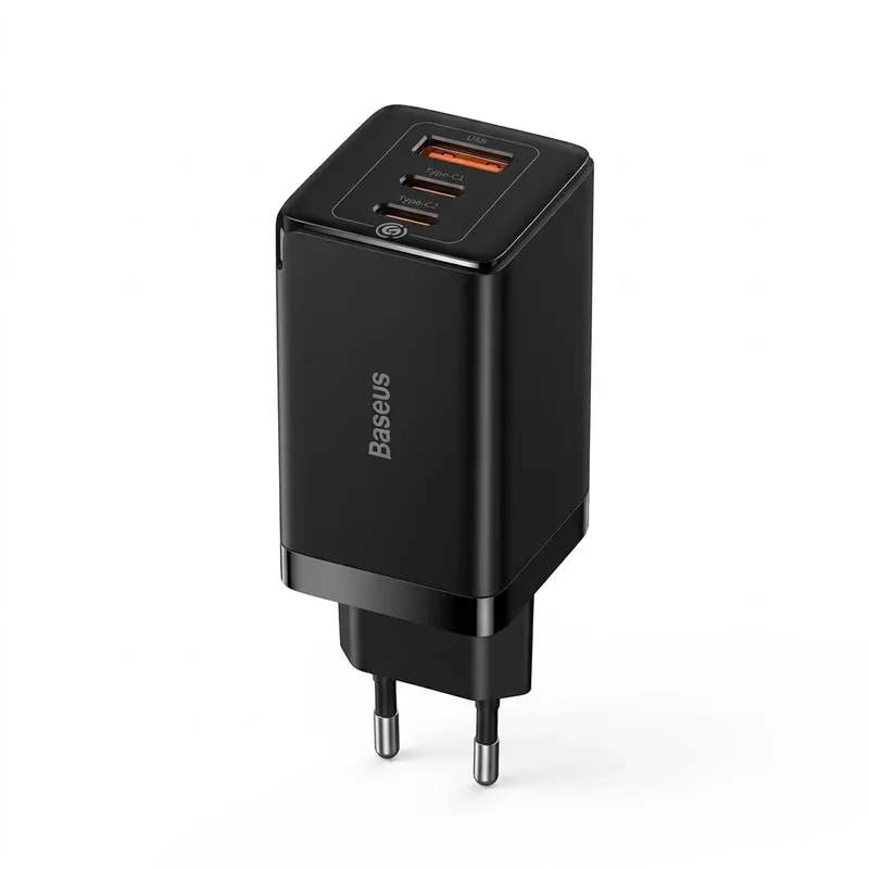 Củ Sạc Nhanh Baseus 65W GaN5 USB Type C 2C + U QC3.0 PD Sạc điện Củ sạc 65w Baseus GaN5 Pro 3 cổng sạc