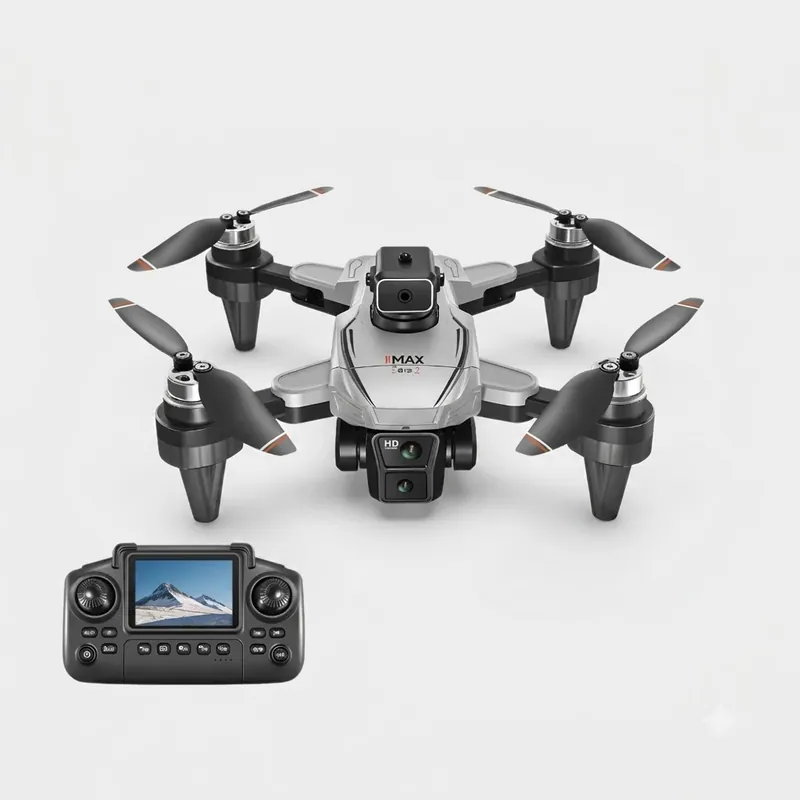 Flycam K812 Pro Max, Máy Bay Điều Khiển Có Tay Cầm Màn Hình, Drone Định Vị GPS