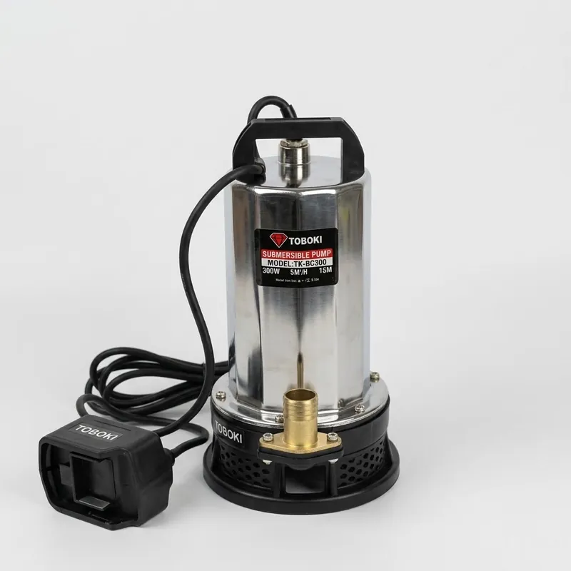 Máy bơm chìm chạy Bin 21V phổ thông TOBOKI 300W- lắp mọi loại Bin, bảo hành 12 tháng