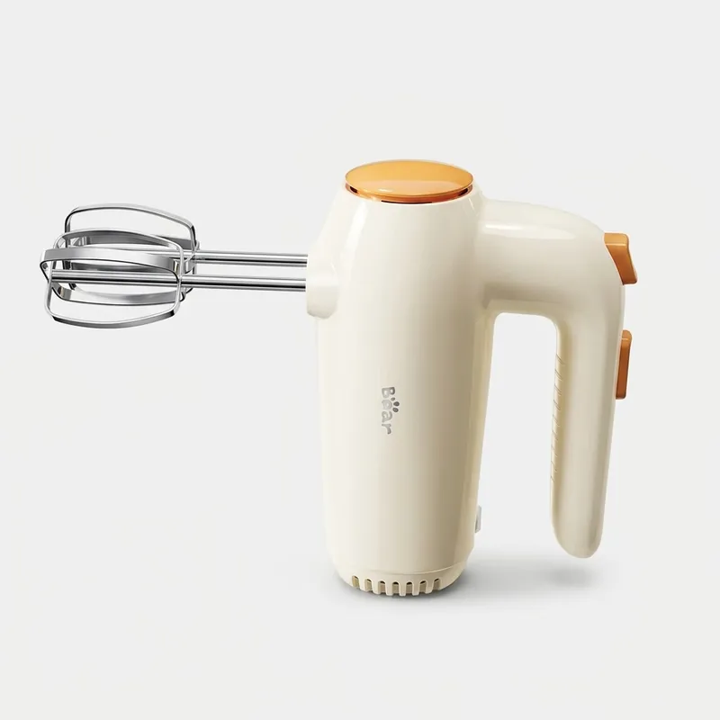 Máy đánh trứng đánh kem cầm tay Bear HAM-H016BE, 5 Chế độ, 125W, 2 que inox 304 an toàn, BH 18 Tháng