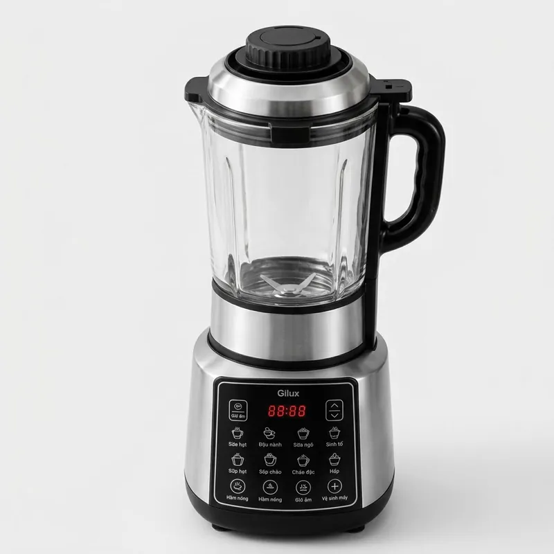 Máy làm sữa hạt Gilux đa chức năng - Máy Độ Ồn Thấp - (PHIÊN BẢN NÂNG CẤP) - bảo hành 18 tháng