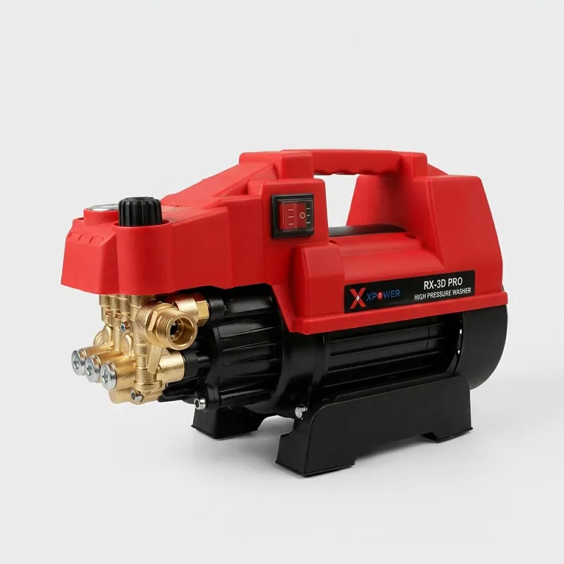 Máy Rửa Xe Cao Áp XPOWER RX-3D Pro 170Bar Động Cơ Cảm Ứng Từ Chỉnh Áp Tự Hút Nước Chống Giật Dây 15M