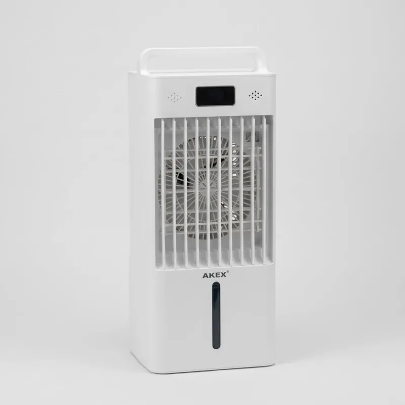 Quạt Điều Hòa Hơi Nước Mini AKEX Có Điều Khiển- Nút Bấm Cảm Ứng - Vận Hành Êm Ái - Bảo Hành 12 Tháng